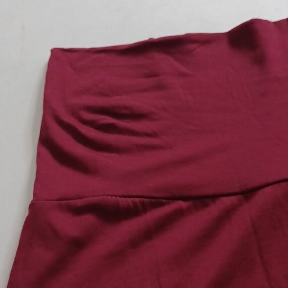 MARCELLE Elegant Red Maxi Skirt - Picture 9 of 10